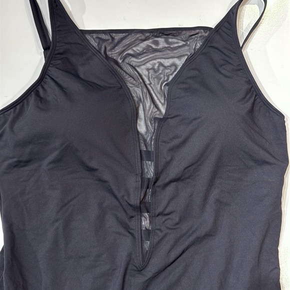 Bleu Rod Beattie Don’t Mesh With Me Plunge V Neckline One Piece - Picture 6 of 14